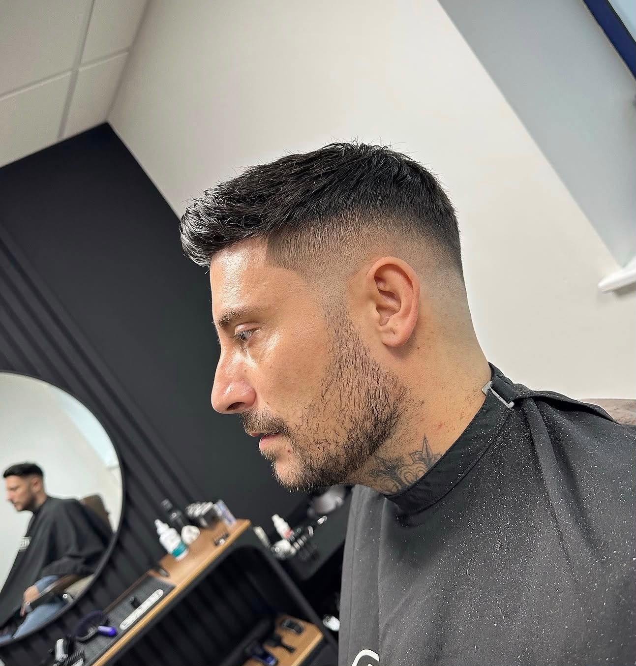 Hair Repair Club client after hair system
